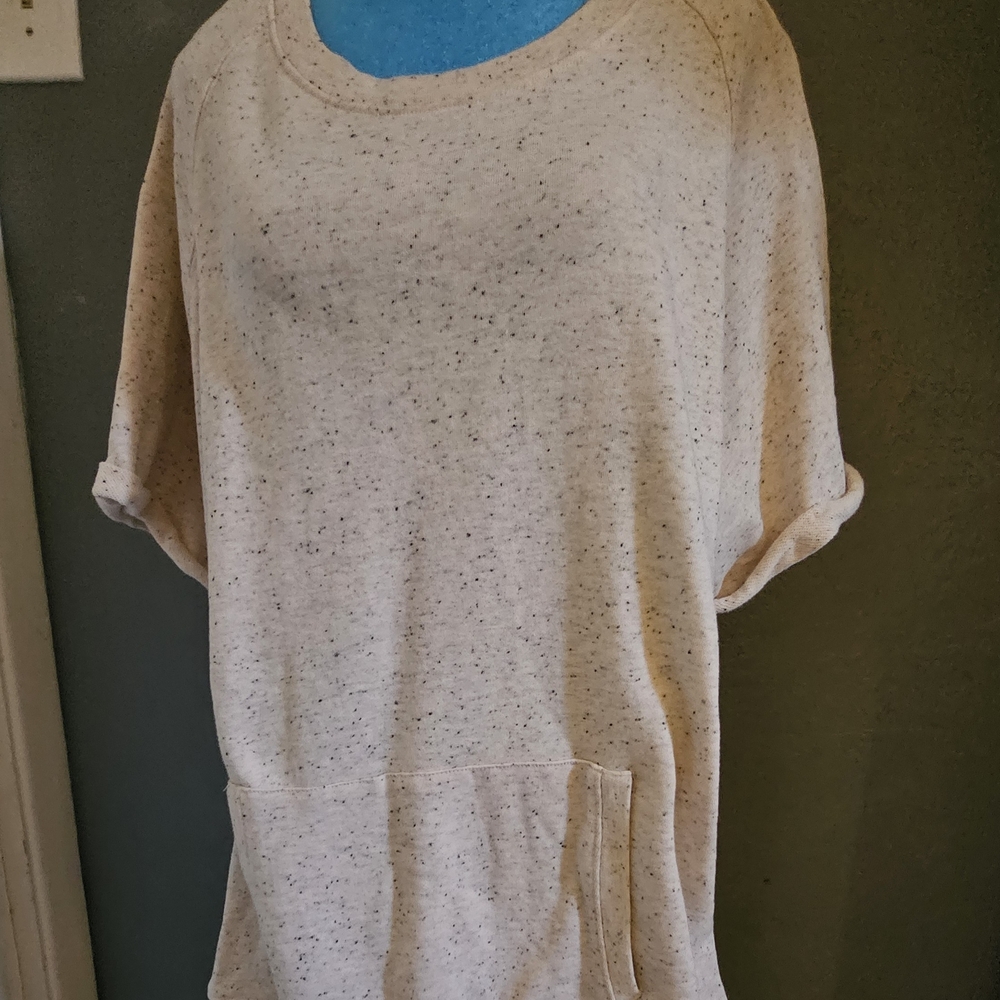 Mono B Cream Speckled Sweatshirt
